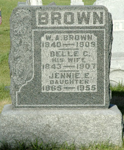 Isabelle Cloyton “Belle” <I>Steele</I> Brown 