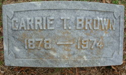 Susan Caroline “Carrie” <I>Terry</I> Brown 