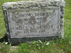 Mercy A. <I>Gardiner</I> Browning 