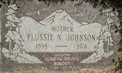Flossie Nina <I>Rowland</I> Johnson 