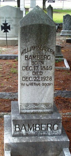 William Seaborn Bamberg 