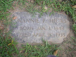 Nannie F. Hicks 