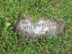 Edith Sofia <I>Anderson</I> Hanson 