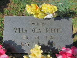 Villa Ola <I>Washington</I> Riddle 