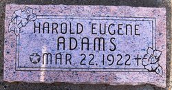 Harold Eugene Adams 