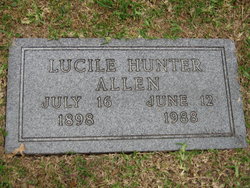 Lucile <I>Hunter</I> Allen 