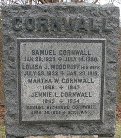 Louisa Jeannette <I>Woodruff</I> Cornwall 