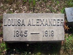 Maria Louisa <I>Glassmyer</I> Alexander 