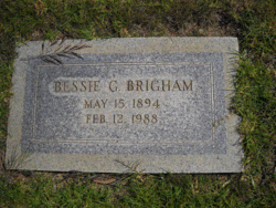 Bessie Guyla <I>McKinstry</I> Brigham 