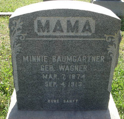 Minnie <I>Wagner</I> Baumgartner 