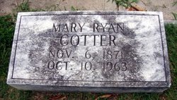 Mary Frances <I>Ryan</I> Cotter 