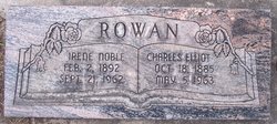 Irene <I>Noble</I> Rowan 