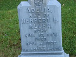 Adelia M <I>Currier</I> Allen 
