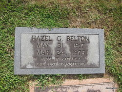 Hazel <I>Gilmore</I> Belton 