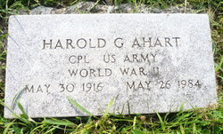 Harold George Ahart 
