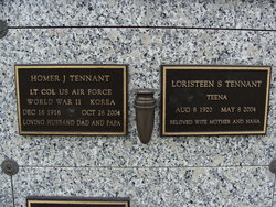 Loristeen “Teena” <I>Storey</I> Tennant 