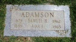 Ada L <I>Harmon</I> Adamson 