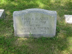 Maude A <I>Totten</I> Blazier 