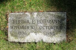 Bertha E Lohmann 