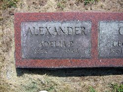 Adelia P <I>Powers</I> Alexander 