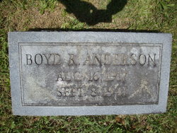 Boyd R Anderson 