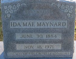 Ida Mae <I>Gregory, Gatlin</I> Maynard 