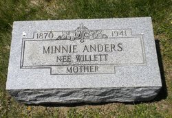 Minnie <I>Willet</I> Anders 