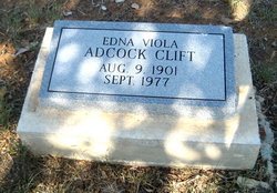 Edna Viola <I>Adcock</I> Clift 