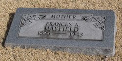 Frances A. <I>Brizendine</I> Mayfield 