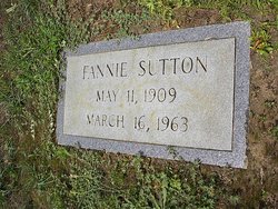 Fannie <I>Sutton</I> Sutton 