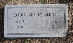 Cynthia Cordia <I>Autrey</I> Bennett 