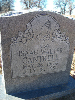 Isaac Walter Cantrell 