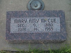 Mary Amy <I>Anderson</I> McCue 