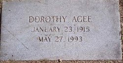 Dorothy <I>Dixon</I> Agee 