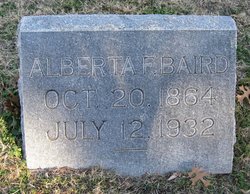 Alberta F. “Berta” <I>Hardison</I> Baird 