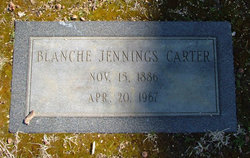 Clara Blanche <I>Jennings</I> Carter 