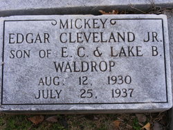 Edgar Cleveland Mickey Waldrop Jr.