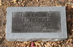 Ella Josephine <I>Childress</I> Boatright 
