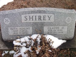 Ruth <I>Adkins</I> Shirey 