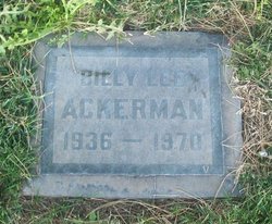Billy Lee Ackerman 