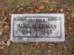 Alma Marie <I>Klosterman</I> Eisman 