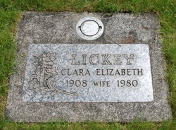 Clara Elizabeth Lickey 