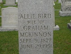 Allie <I>Bird</I> McKinnon 