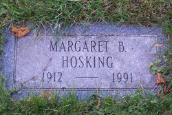 Margaret B <I>Eddy</I> Hosking 