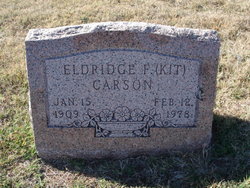 Eldridge Franklin “Kit” Carson 