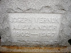 Joseph Vernon Alexander 
