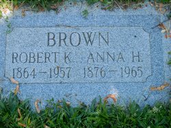Anna <I>Hall</I> Brown 