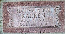 Martha Alice Karren 