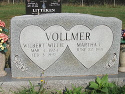 Wilbert “Willie” Vollmer 