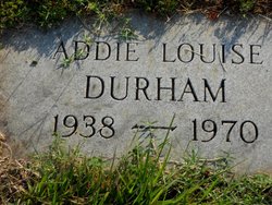 Addie Louise Durham 